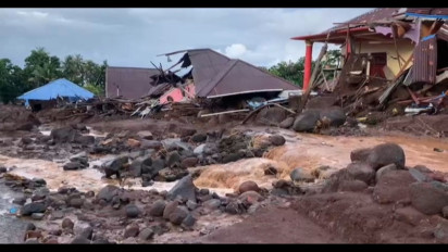 Banjir Bandang Terjang Ternate, 5 Orang Dilaporkan Tewas