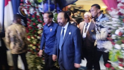 Kongres NasDem: Jokowi Sebut Surya Paloh Agak Masuk Angin
