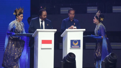 Jokowi di Kongres NasDem: Saya Seperti Nostalgia, Rasanya Seperti Dulu yang Pernah Ada