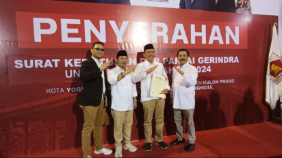 Marija-Yusron Martofa Kantongi Surat Rekomendasi Gerindra Maju Pilkada Kulon Progo 2024