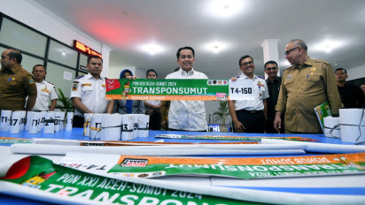 Pj Gubernur Agus Fatoni Tinjau Command Centre PON XXI Wilayah Sumut Guna Pastikan Berjalan Baik Seluruhnya