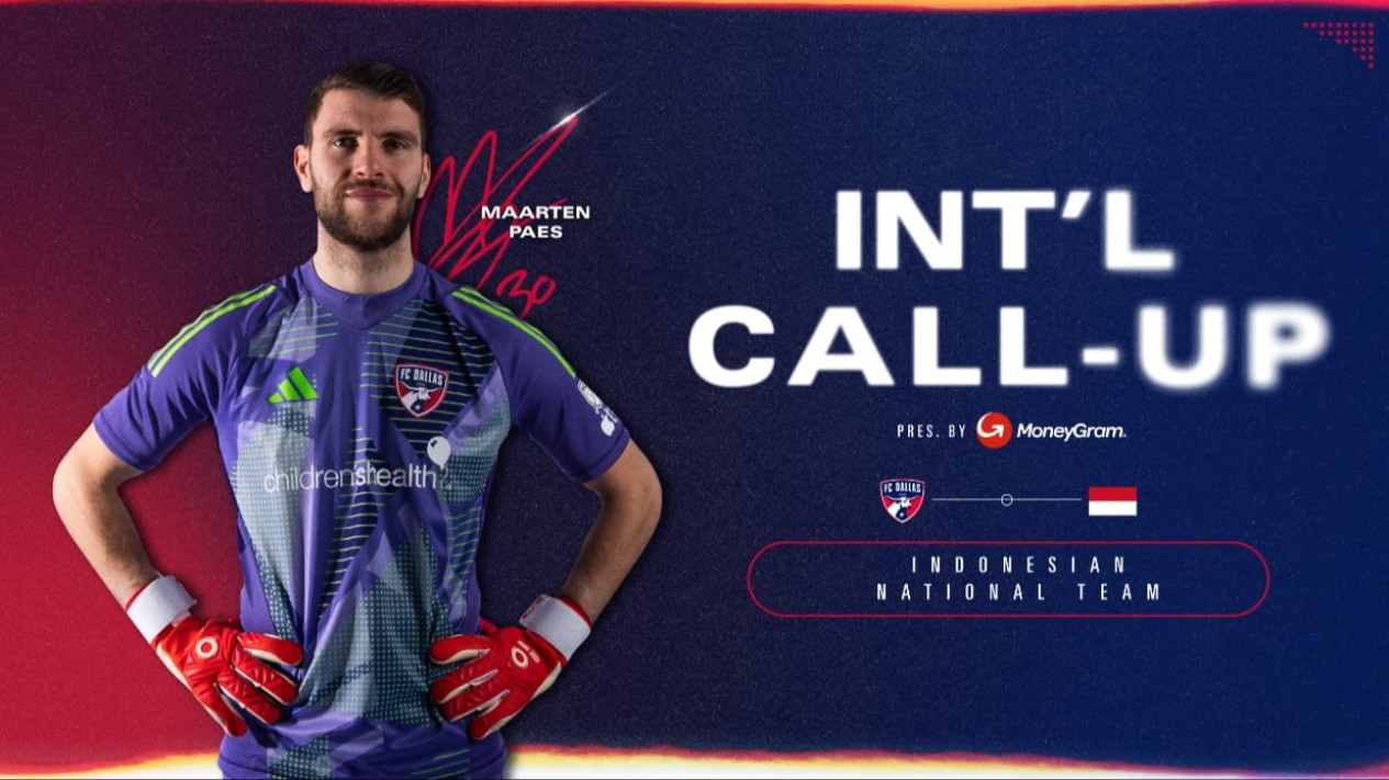 Respons FC Dallas Setelah Maarten Paes Dipanggil Timnas Indonesia: Singkat, Padat, Dipanggil Timnas
            - galeri foto