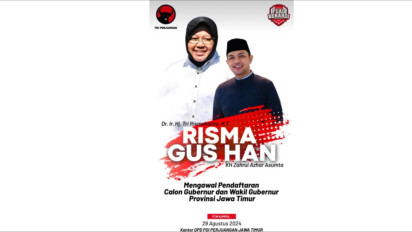 PDIP Usung Risma-Gus Han di Pilkada 2024 Jawa Timur, Ini Alasannya