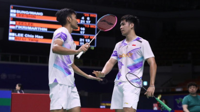 Kunci Satu Tiket Babak Final, Fikri/Daniel Susul Leo/Bagas ke Semifinal Korea Open 2024
