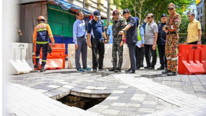 Pasar Malam Lorong TAR Ditutup untuk Cari Korban “Sinkhole” KL