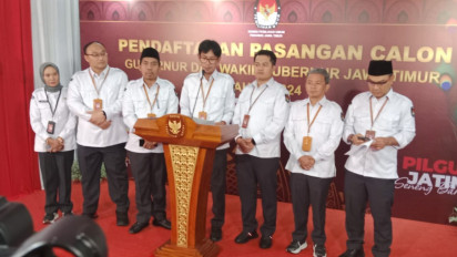 Ada Lima Pilkada di Jatim Lawan Kotak Kosong, Satu Calon Perseorangan