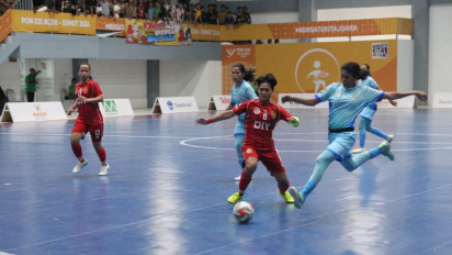 Tampil Apik di Laga Perdana, Tim Futsal Putri Sumut Menang 2-1 Lawan DIY