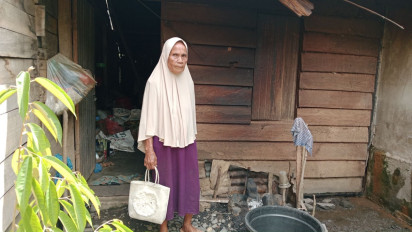 Kisah Pilu, Hidup Sebatang Kara, Tanah Milik Nek Jenap di Agara Diduga Diserobot Tetangga