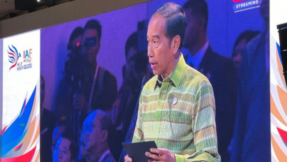 Presiden Jokowi Perkenalkan Prabowo sebagai Presiden Terpilih kepada Peserta IAF