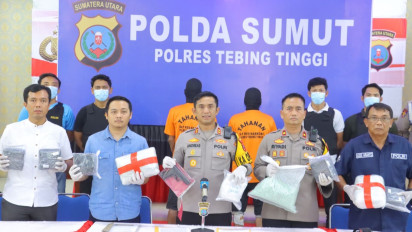 Warga Tanjung Balai Bawa 10 Kg Sabu dan 30 Ribu Butir Ekstasi Melintas di Jalinsum, Malah Diciduk Polisi