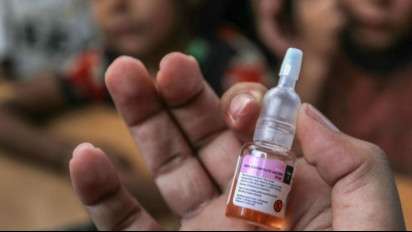Kementerian Kesehatan Gaza Vaksinasi Polio Lebih dari 72.000 Anak