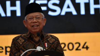 Ma'ruf Amin Sindir Tipis Pengurus Tandingan, Singgung Polemik PKB dan PBNU?