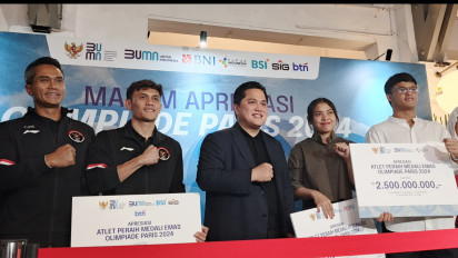 Cair! Para Atlet Peraih Medali Olimpiade Paris Kembali Dibanjiri Hadiah Bonus Miliaran Rupiah dari Kementerian BUMN, Jumlahnya Fantastis