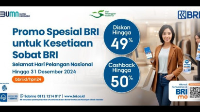 Sudah Siap Berburu Diskon di Hari Pelanggan Nasional? Cek Promo Spesial BRI di Sini!