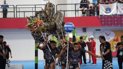 Gedung Martial Art Bergema, Tim Barongsai Sumut Sabet Emas PON XXI 2024