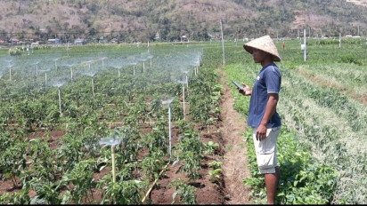 Polisi di Bantul Buat Alat Penyiraman Lahan Sawah Gunakan Elektrifikasi dengan Perintah Suara