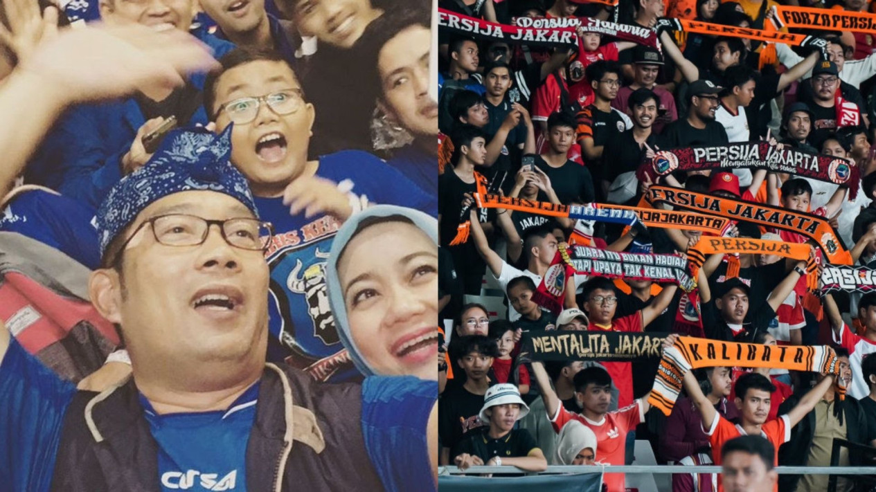 Tak Kunjung Diterima the Jakmania, Ridwan Kamil: Saya Juga Tahu Diri
            - galeri foto