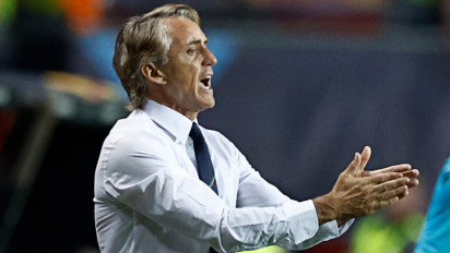 Roberto Mancini Emosi dan Teriaki Pemain Arab Saudi di Lapangan Ketika Ditahan Imbang Timnas Indonesia