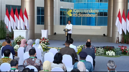 Presiden Joko Widodo Resmikan Rumah Sakit Unit Pelayanan Terpadu (UPT) Vertikal Milik Kemenkes 