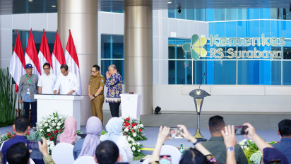 RS Kemenkes Surabaya Diresmikan Presiden Jokowi, Pj. Gubernur Adhy Optimistis Layanan Pengobatan Jantung, Stroke dan Kanker