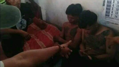 Tabrak Pemotor Usai Beraksi, Dua Jambret di Brebes Babak Belur Dihajar Massa
