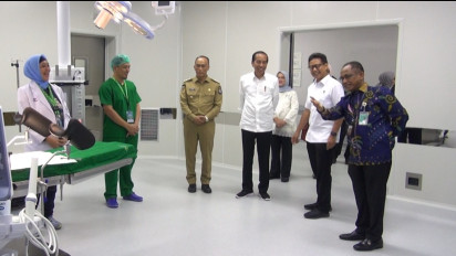 Resmikan Gedung Baru RSUP Wahidin Makassar, Presiden Jokowi Ingin Tekan Kematian Ibu dan Anak