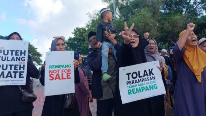 1 Tahun Tragedi Rempang, Tahun Lalu Ratusan Warga Berhadapan dengan Ratusan Aparat, Gas Air hingga Peluru Karet