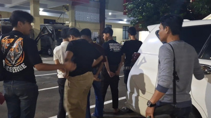 Polisi Tangkap 5 Remaja Pelaku Teror Acungkan Senjata Tajam Depan SMK Ma'arif NU Paguyangan Brebes