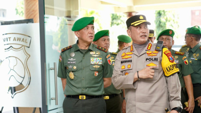 Sinergitas Pengamanan Pilkada Serentak 2024, Pangdam V/Brawijaya Berkunjung ke Mapolresta Banyuwangi