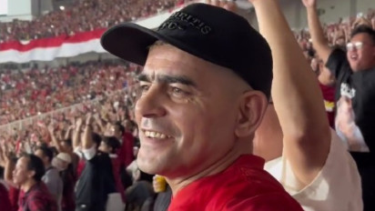 Cristian Gonzales Kembali Saksikan Laga TImnas Indonesia di GBK, Sebelumnya di Tribun Biasa kini Pindah ke....