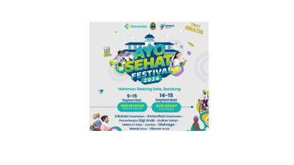 Kemenkes Gelar Ayo Sehat Festival’ di Bandung pada 9 Sampai 15 September 2024