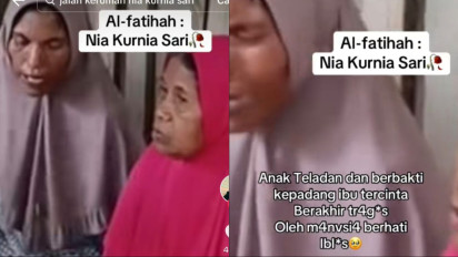 Berurai Air Mata, Ibu Nia Kurnia Sari Ceritakan Niat Baik Sang Anak Larang Orang Tuanya Jualan, Ingatkan Pesan Ustaz Adi Hidayat Ada 5 Ancaman Pelaku Pembunuhan...