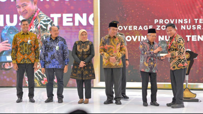 Angka Universal Coverage Jamsostek Diharapkan Terus Meningkat, Wapres Berikan Paritrana Award
