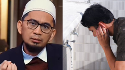 Setelah Wudhu, Memangnya Wajah Boleh Dilap Pakai Handuk? Kebiasaan itu Ternyata Kata Ustaz Adi Hidayat Ternyata...