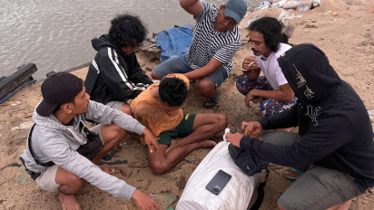 Ditpolairud Polda Kaltara Amankan Warga Bawa 6 KG Sabu Malaysia