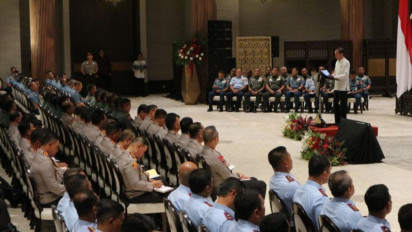 Di Hadapan Pejabat TNI-Polri, Jokowi Lebih Memilih Pulang ke Solo Ketimbang Jadi Wantimpres