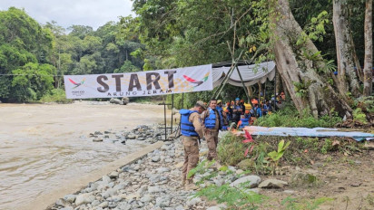 Pertandingan Arung Jeram PON di Aceh Tenggara Sempat Ditunda, Debit Air Tinggi