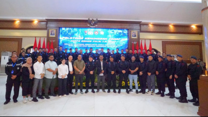 Kolaborasi dengan PP IWO, Korps Brimob Polri Gelar Pelatihan Kehumasan Tahap II