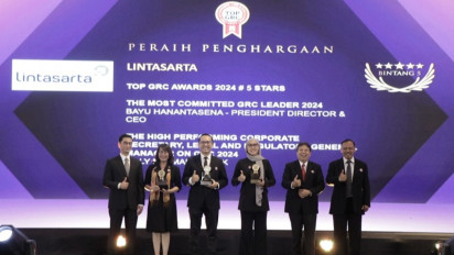 Lintasarta Borong Tiga Penghargaan GRC Award 2024