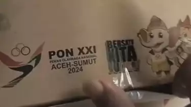 Nasi kotak dan snack atlet PON Aceh-Sumut 2024.