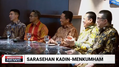 Bertemu Ketua Umum Kadin Indonesia 2024 - 2029, Menkumham Berharap Kepengurusan Baru Menjadi Satu - Satunya Wadah Pengusaha