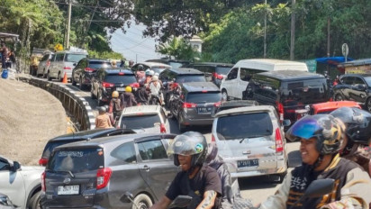 Polisi Percepat Sistem Satu Arah Menuju Puncak Bogor Jelang Libur Panjang Maulid Nabi 2024