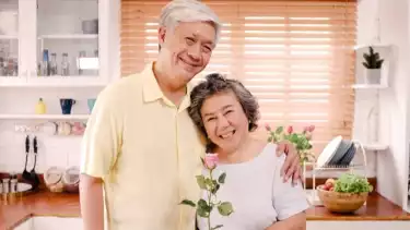 Ilustrasi rambut beruban