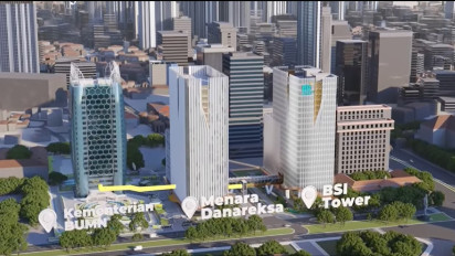 Presiden Jokowi Resmikan Indonesia Islamic Financial Center, Terdiri dari Gedung Danareksa dan BSI Tower Senilai Rp2 Triliun