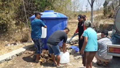 Krisis Air Bersih di Nganjuk, Warga Terpaksa Bergantung pada Air Sungai dan Sumur Bor
