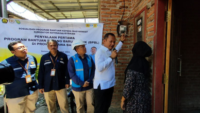 Bambang Hermanto Realisasikan 1.511 Instalasi Listrik Gratis untuk Warga Kurang Mampu di Indramayu