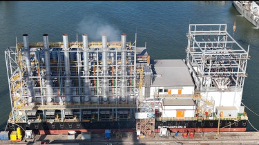 Pembangkit Listrik Apung BMPP Nusantara II - 60 MW Buatan PT PAL Indonesia Siap Beroperasi