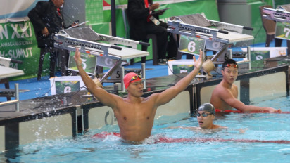 Joe Aditya Pecahkan Rekornas Milik Idolanya di PON 2024