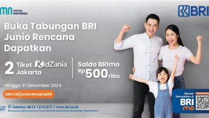 Ajak Anak Menabung dengan BRI Junio, Ada Hadiah Saldo Spesial hingga Rp500.000