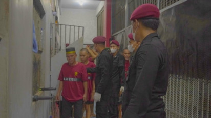 Sinergitas Lapas Kelas II A Tarakan dan Aparat Penegak Hukum Gelar Razia Gabungan